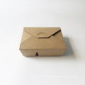 Disposable biodegradable kraft paper lunch box